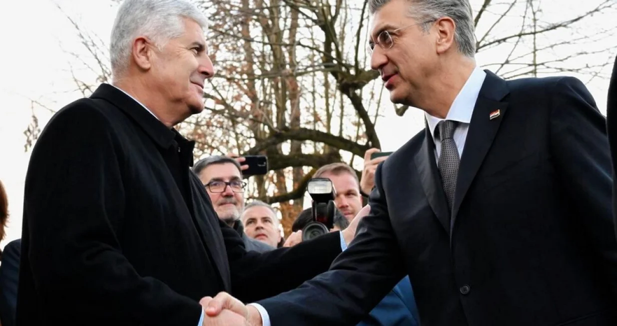 Dragan Čović i Andrej Plenković u Banjoj Luci/HDZBiH/Hdzbih