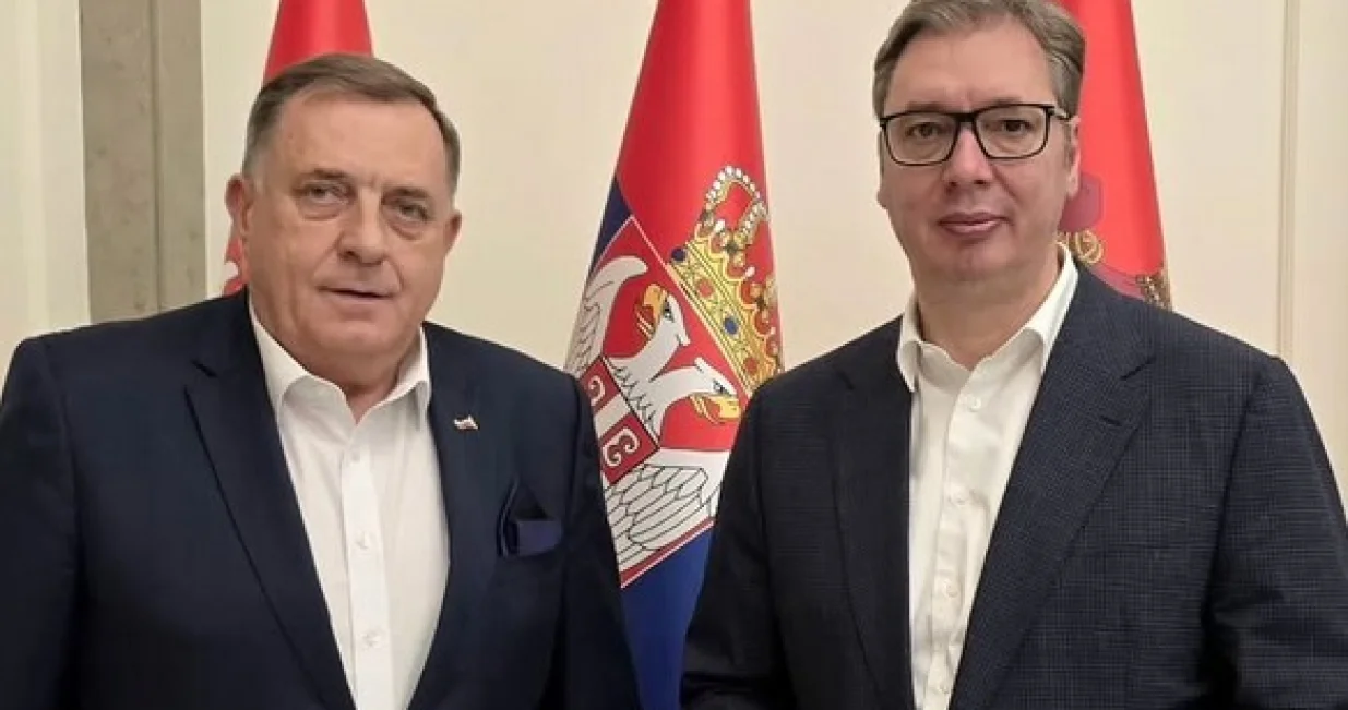milorad dodik i aleksandar vučić, sastanak u beogradu Instagram/Instagram