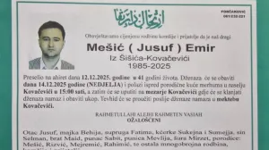 Dženaza Emiru Mešiću će biti 14. decembra/