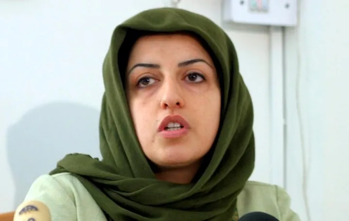  iranska nobelovka Narges Mohamadi EPA/