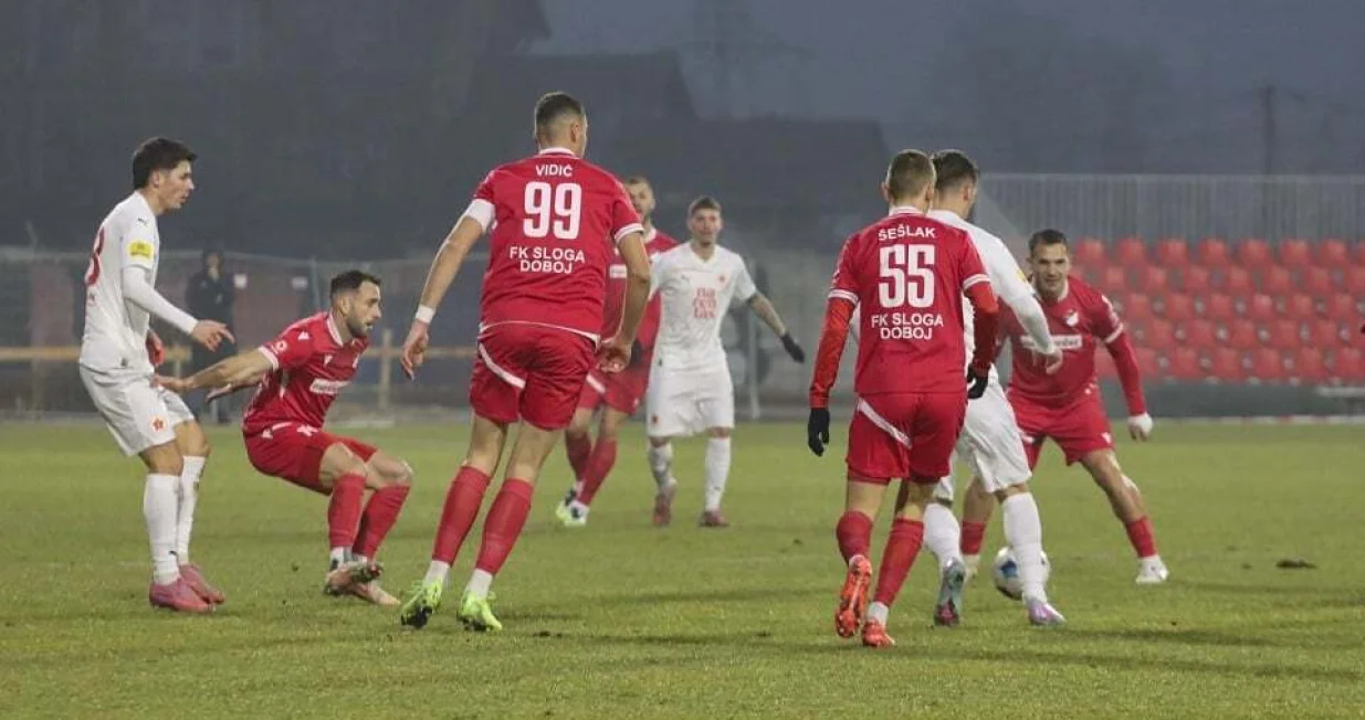 Detalj sa utakmice Sloga - Velež (FOTO: Rade Šešlak/Sport i mladi)/Foto: 