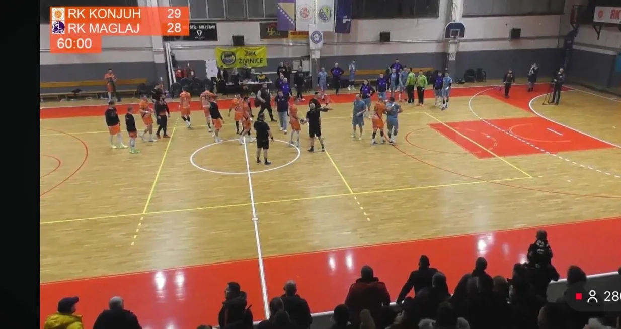 RK Konjuh - RK Maglaj Screenshot/Foto: 