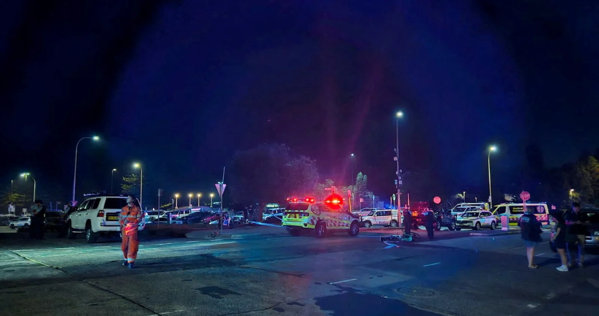 Emergency services operate at the scene of a shooting incident at Bondi Beach, Sydney, Australia, December 14, 2025. REUTERS/Cordelia Hsu/Cordelia Hsu