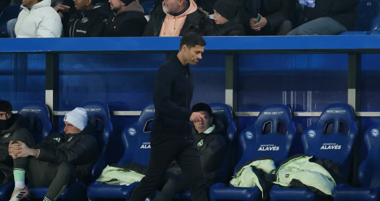 Soccer Football - LaLiga - Deportivo Alaves v Real Madrid - Estadio Mendizorroza, Vitoria-Gasteiz, Spain - December 14, 2025 Real Madrid coach Xabi Alonso REUTERS/Pankra Nieto/Foto: Pankra Nieto