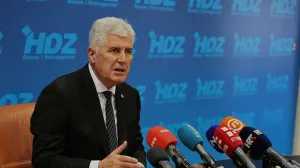 Dragan Čović, predsjednik HDZ-a BiH, press konferencija/Emanuel Soca