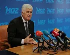 Dragan Čović, predsjednik HDZ-a BiH, press konferencija/Emanuel Soca