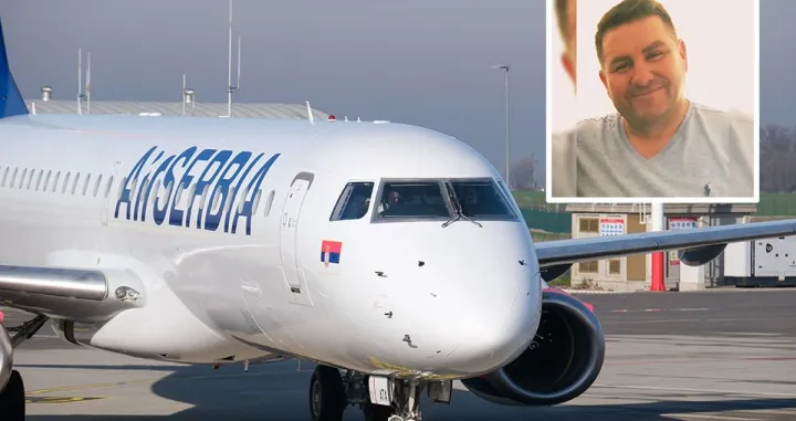 Milorad je preminuo u avionu/Tanjug/facebook