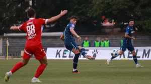Detalj sa utakmice u Doboju (FK Sloga v FK Željezničar, 30.08.2025) (FOTO: Armin Herić - FKZeljeznicar.ba)/Foto: Adem Catic/fkz.ba