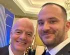 Vico Zeljković i Gianni Infantino (FOTO: Facebook)/Foto: 