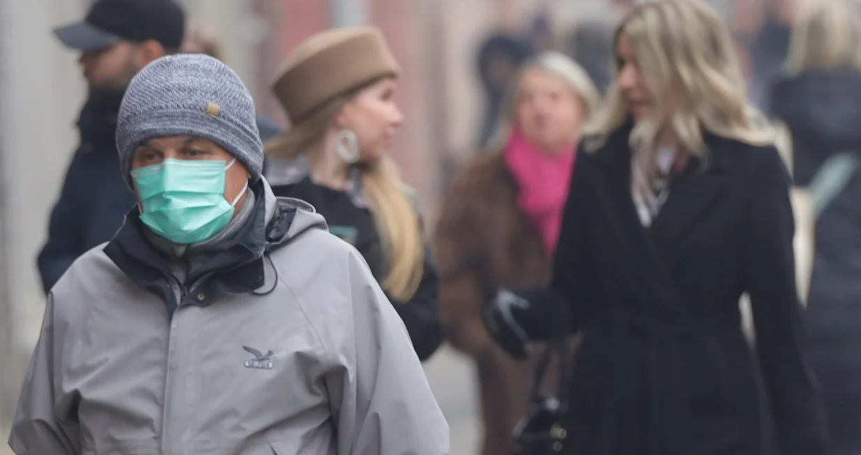 Zagađenje zraka maske centar/Senad Gubelić