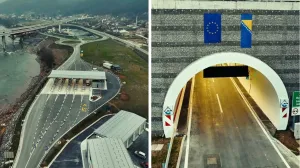 Otvorena 11 kilometara duga dionica autoputa na koridoru Vc, između Zenice i Žepča, koja povezuje Vranduk, Nemilu i Poprikuše//