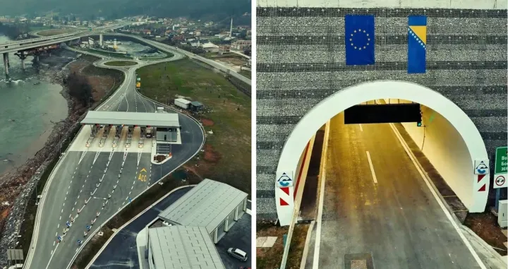 Otvorena 11 kilometara duga dionica autoputa na koridoru Vc, između Zenice i Žepča, koja povezuje Vranduk, Nemilu i Popriku&scaron;e//