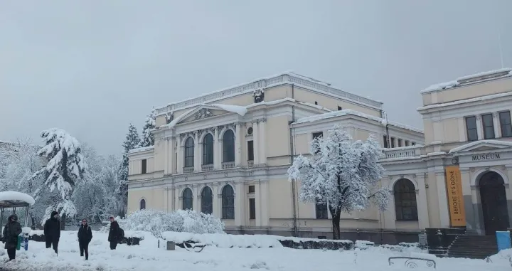 snijeg sarajevo pje&scaron;aci/Lejla Sofradžija