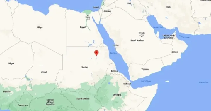 19.4N, 33.7E - porijeklo svih danas živih. Slika: Google Maps/IFLS/