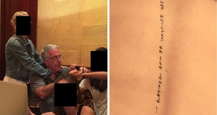 Fotografije iz dokumenata s imanja Jeffreya Epsteina//