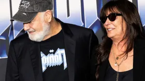 Rob Reiner and Michele Singer attend the Los Angeles Premiere of ''Spinal Tap II: The End Continues'' at The Egyptian Theatre in Los Angeles, California, U.S., September 9, 2025. REUTERS/Aude Guerrucci/Aude Guerrucci