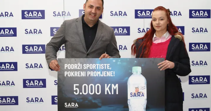 SARA voda donacijom podržala sportske projekte koji stvaraju pozitivne promjene u BiH10.000 KM za inicijative koje kroz sport povezuju djecu, mlade i zajednicu/Pecanac Zlatan Zlajs