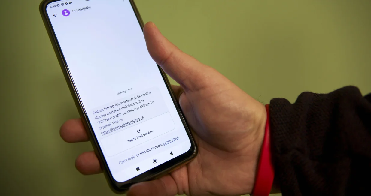 Pronadji me SMS ilustracija/Damir Deljo