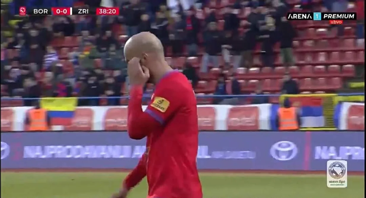 Povreda Nemanje Bilbije/Foto: 