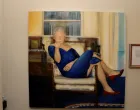 A painting of former U.S. President Bill Clinton wearing a dress is displayed inside the Manhattan home of Jeffrey Epstein in this image from the estate of late financier and convicted sex offender Jeffrey Epstein, released by the Department of Justice in Washington, D.C., U.S., on December 19, 2025. U.S. Justice Department/Handout via REUTERS THIS IMAGE HAS BEEN SUPPLIED BY A THIRD PARTY  TPX IMAGES OF THE DAY  THIS PICTURE WAS PROCESSED BY REUTERS TO ENHANCE QUALITY. AN UNPROCESSED VERSION HAS BEEN PROVIDED SEPARATELY./U.s. Justice Department