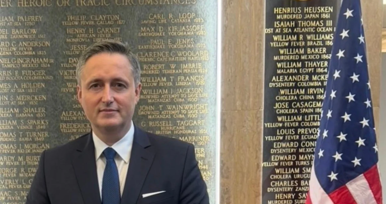 Denis Bećirović u State Departmentu u Washingtonu//