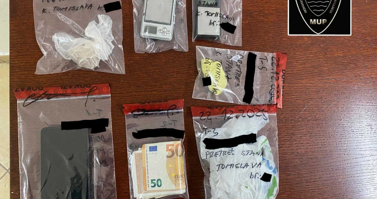 Oduzeta droga/MUP HNK/