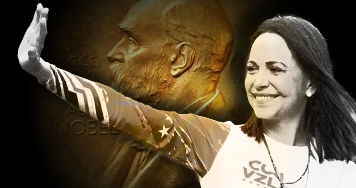 vizual za kolumnu pavla mijovića, Nobelova nagrada kao instrument rata/Benjamin Krnić