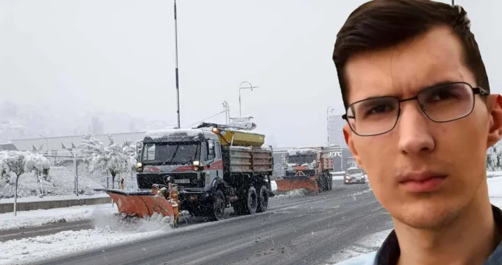 Zima, snijeg, nedim sladić/Oslobođenje