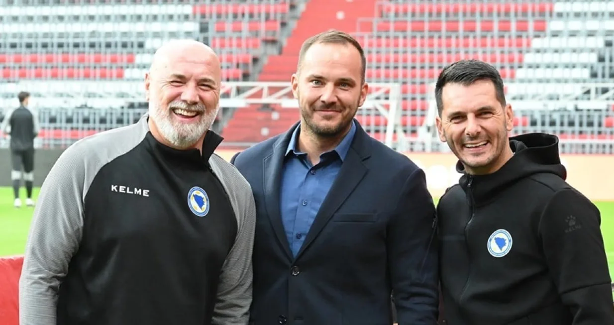 Sergej Barbarez, Vico Zeljković i Emir Spahić/Foto: 