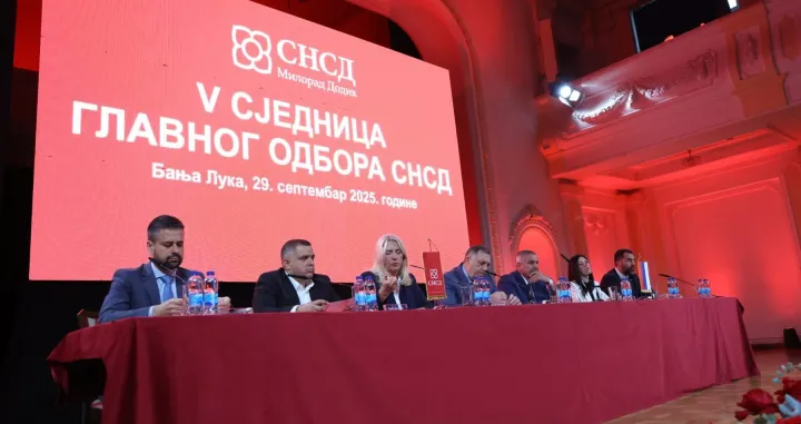 Glavni odbor SNSD-a uoči prijevremenih izbora za predsjednika Republike Srpske/