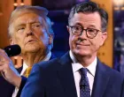 donald trump, stephen colbert/