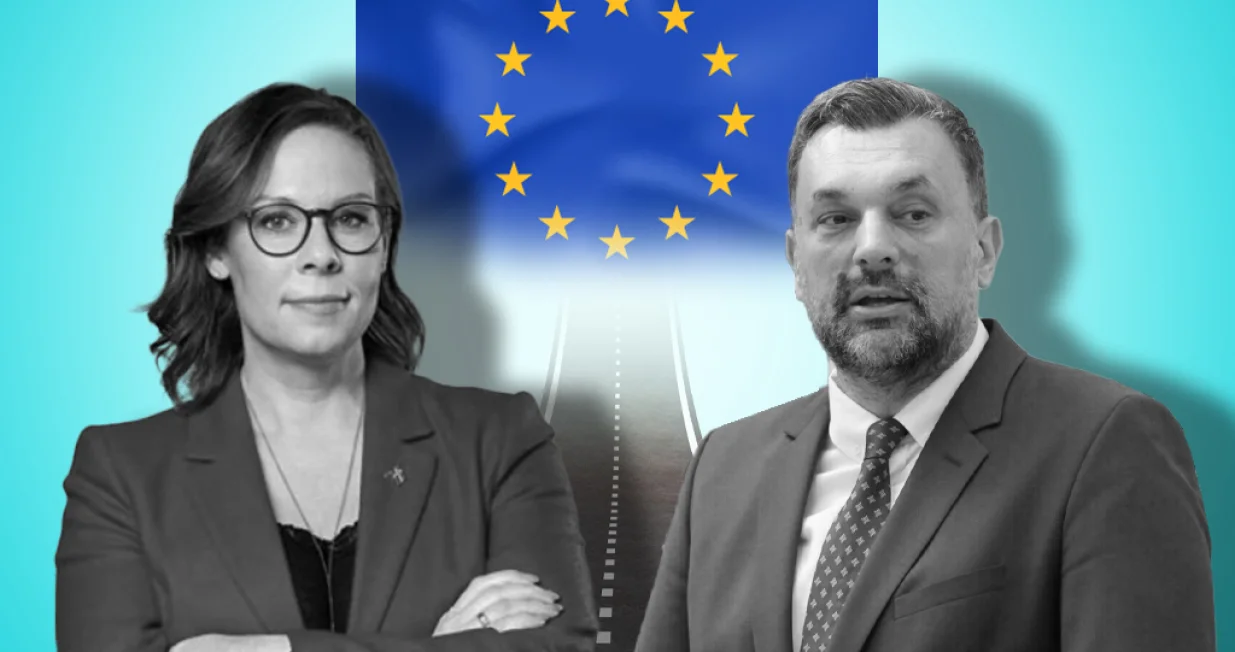 Maria Malmer Stenegard i Elmedin Konaković/Benjamin Krnić