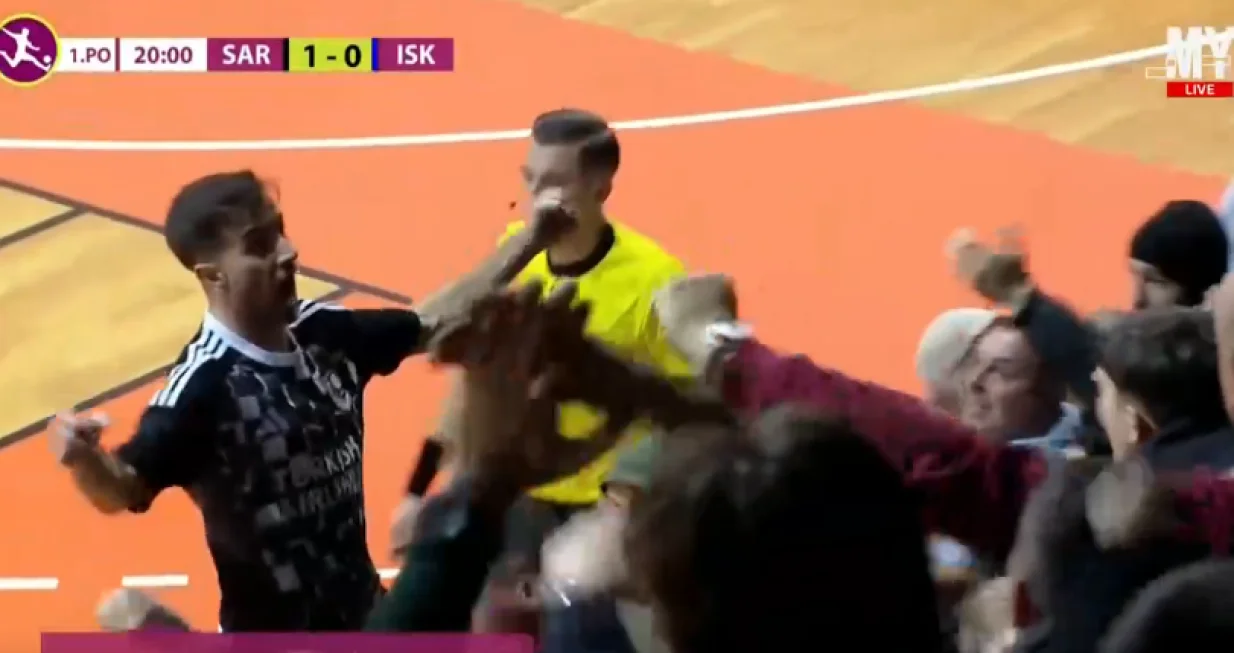 Pogodak Nuhanovića/Foto: 