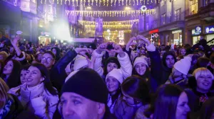 Adi Šoše i Severina publika uoči Nove godine 2024-2025/Damir Deljo