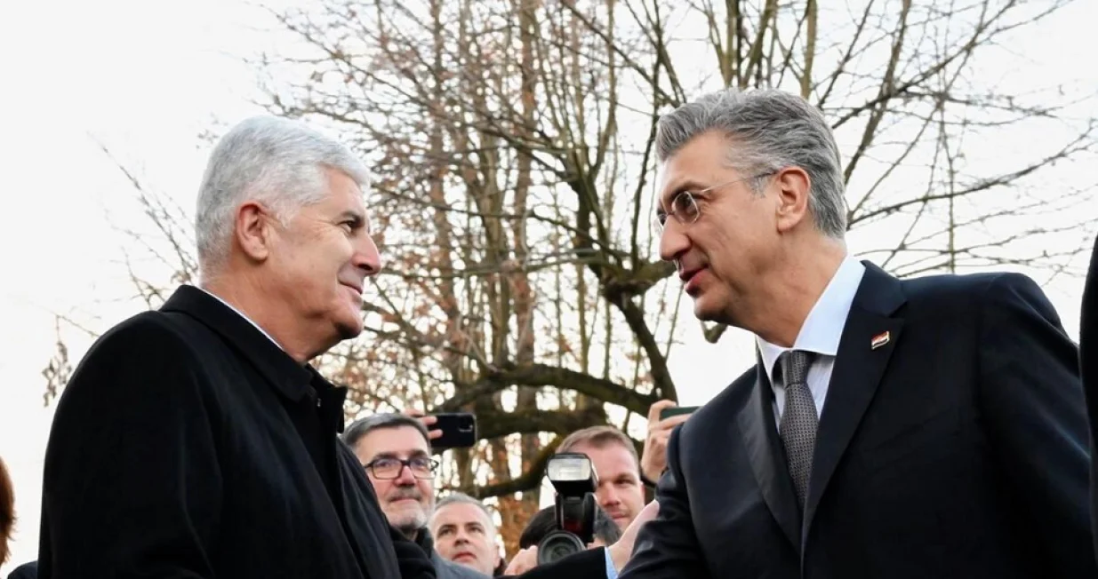 Dragan Čović i Andrej Plenković u Banjoj Luci/HDZBiH/Hdzbih