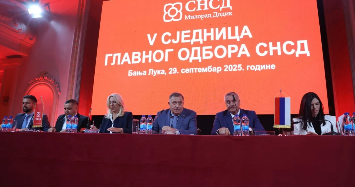 Glavni odbor SNSD-a uoči prijevremenih izbora za predsjednika Republike Srpske/