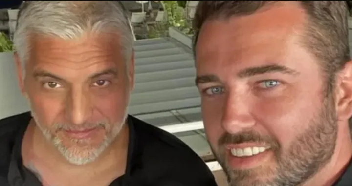 Čedo Jovanović i prijatelj Aleksandar Kos/