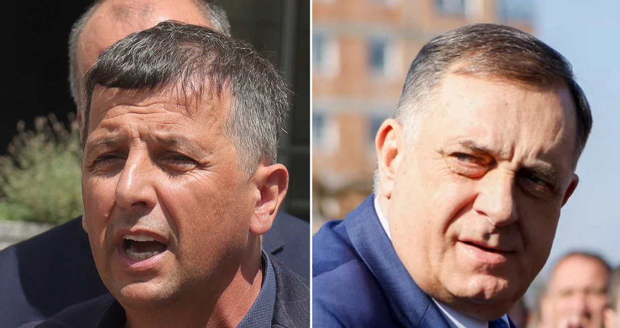 Neboj&scaron;a Vukanović i Milorad Dodik/Oslobođenje/Lejla Sofradžija