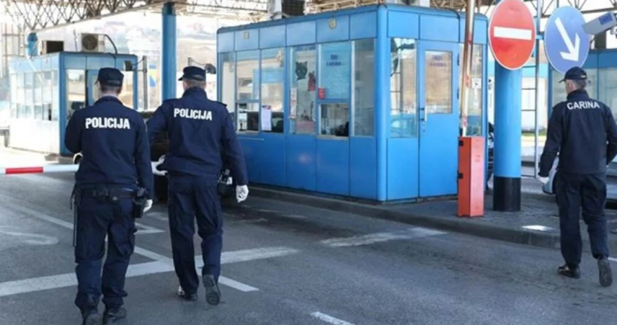 granica, granični prelaz, rampa na granici/Ilustracija/Ilustracija