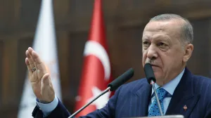 Turski predsjednik Recep Tayyip Erdogan u srijedu obratio se prisutnima na sastanku parlamentarne grupe Stranke pravde i razvoja (AK) u glavnom gradu Ankari. (TUR Presidency/Murat Kula - Anadolu Agency)/