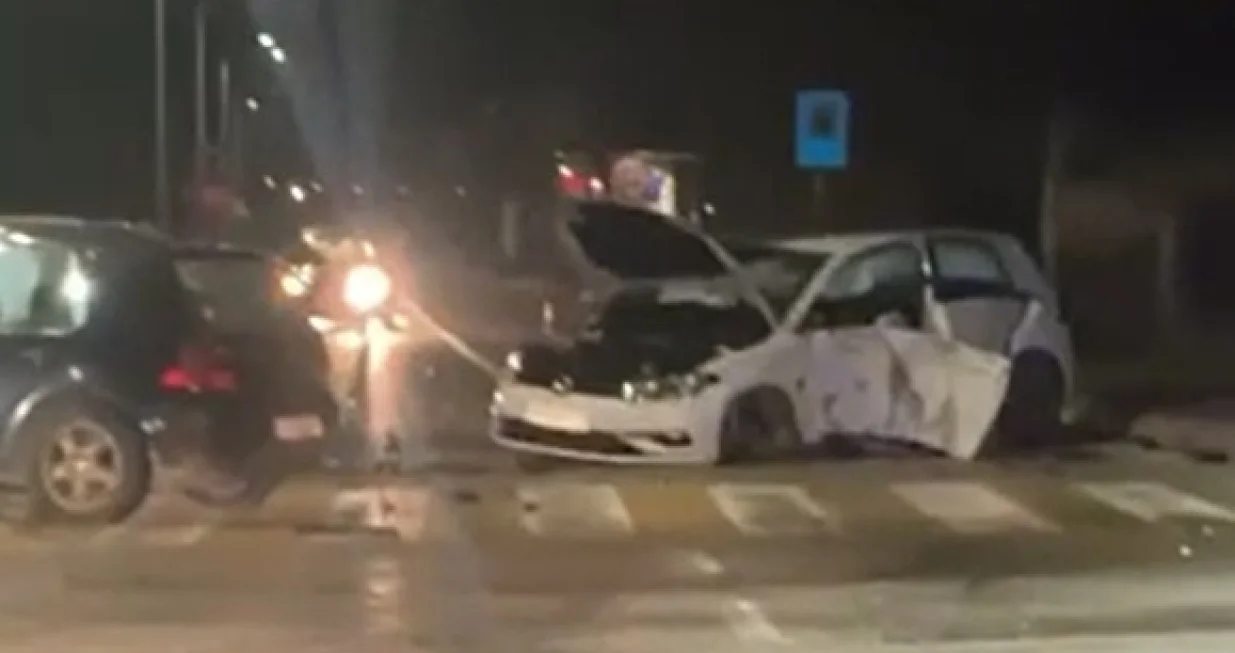 Na vozilima je nastala znatna materijalna &scaron;teta/Screenshot/