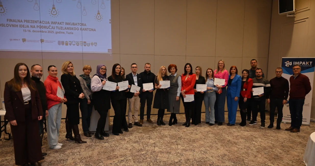 Finalna prezentaciji IMPAKT inkubatora poslovnih ideja na području Tuzlanskog kantona/
