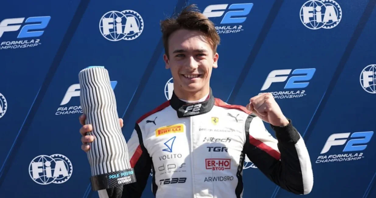 Dino Beganović prva pol pozicija u karijeri u Formuli 2/Foto: 