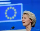 European Commission President Ursula von der Leyen holds a press conference during a European Union leaders' summit, in Brussels, Belgium December 19, 2025. REUTERS/Stephanie Lecocq/Stephanie Lecocq