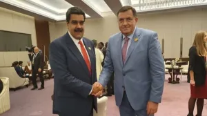 Foto: SNSD/Nicolas Maduro i Milorad Dodik/