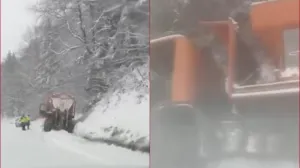 Grtalica sletjela s puta kod Koprivnice/Screenshot