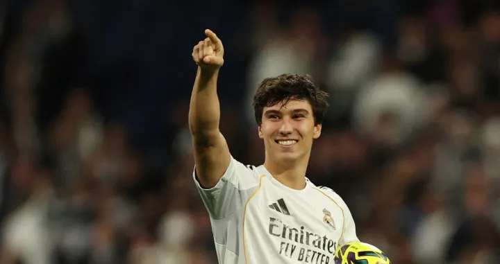 Soccer Football - LaLiga - Real Madrid v Real Betis - Santiago Bernabeu, Madrid, Spain - January 4, 2026 Real Madrid's Gonzalo Garcia celebrates after the match REUTERS/Violeta Santos Moura  TPX IMAGES OF THE DAY/Foto: Violeta Santos Moura