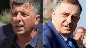 Nebojša Vukanović i Milorad Dodik/Oslobođenje/Lejla Sofradžija