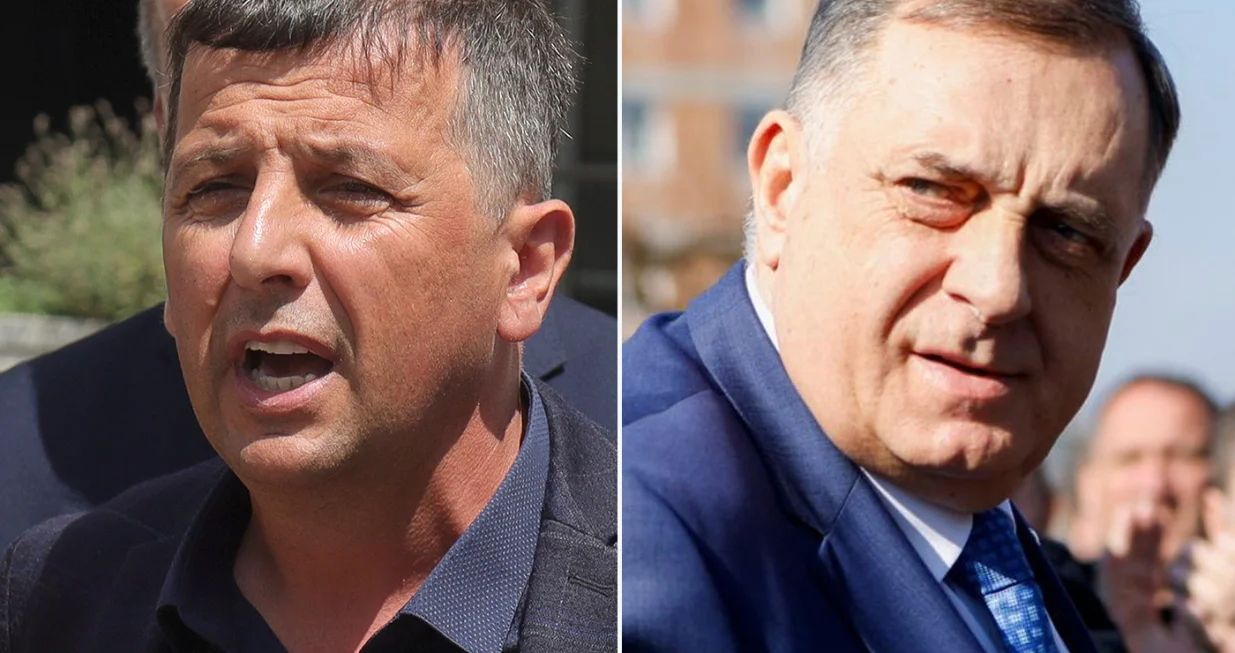Neboj&scaron;a Vukanović i Milorad Dodik/Oslobođenje/Lejla Sofradžija