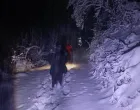 Spa&scaron;avanje u snježnoj noći kod Goražda: Spasioci se 47 minuta probijali kroz &scaron;umu do zalutalih djevojaka/Screenshot